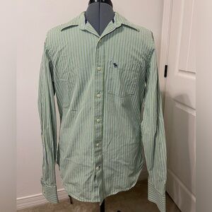 Abercrombie and Fitch Striped Button up, size Large